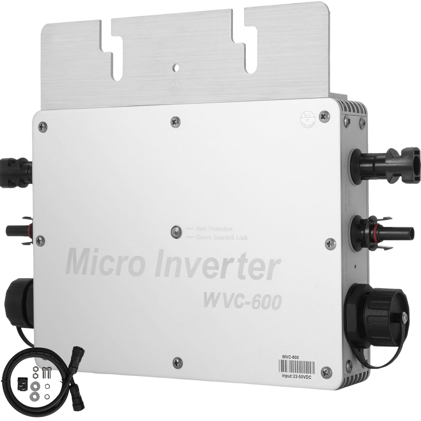 2000W MPPT Solar Grid Tie Inverter APP Monitoring Grid Tie Micro Solar Inverter Built in Electric Meter 120//230V WiFi Control Grid Tie Micro Inverter with IP65 Waterproof /& Natural Cooling