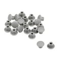 thumbnail image 3 of Unique Bargains 5mm Dia Grey Plastic Locking Hole Plug Button Top Flush Type Screw Cap Cover 100 Pack, 3 of 3