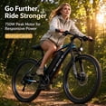 thumbnail image 4 of 750W 20MPH Electric Bike for Adults,45 Miles Commuting E Mountain Bike with 576Wh Removable Battery,7-Speed, 26" High-Level Appearance Ebike,UL 2849, 4 of 8