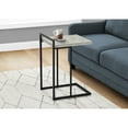 thumbnail image 5 of C-Shaped Accent Table for Living Room & Bedroom Small End Table with Reclaimed Wood Look Top, 5 of 12