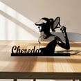 thumbnail image 2 of Custom Tennis Girl Table Decor, Tennis Player Metal Shelf Decor Home, Tennis Table Office Decor, Sport Home Decor, 2 of 6
