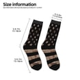 thumbnail image 2 of Rocae American Flag with Desert Camouflage for Girls Boys Crew Socks,Children's Socks, Kids Socks, Toddler Socks: Daily Wear with Kids School Uniform, 2 of 5