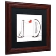 thumbnail image 3 of Carla Martell 'D is for Dog' Black Matted Framed Art, 3 of 5