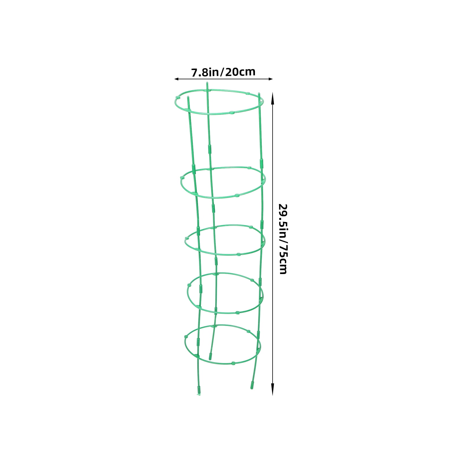 6 Sets Garden Trellis Plant Support Cages Tomato Cages Stake Trellis for Vertical Climbing Plants Gardening