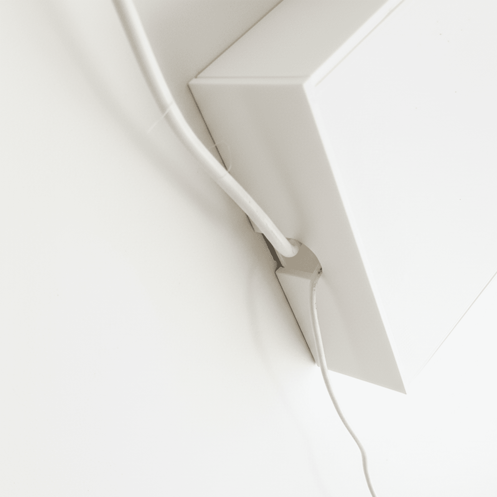 Outdoor Electrical Box Cover for Govee Lights, Cable Management Weather Cover, Power Adapter Storage Box for Outdoor Home Setup, White