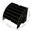 thumbnail image 2 of OUNONA Stackable Storage Holder Desktop Paper Files Storage Rack Assembly Document File Organizer, 2 of 8