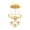 Gold, variant on Creative Living Room Ceiling Light - Modern LED Chandelier, Stylish Decor for Home, Adds Elegant Ambience, 15.7*39.3in, Black