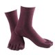 thumbnail image 1 of Calcetines cómodo punta Calcetines altos de Calcetines deportivos Púrpura Sunnimix Calcetines de algodón de cinco dedos, 1 of 5