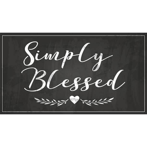 Download Simply Blessed Poster Print by ND Art (18 x 12) - Walmart ...