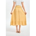 thumbnail image 6 of Yesfashion Wholesale Maternity Dress Women's High Waist Floral Print Pleated Maxi Skirt Casual Flowy Swing A Line Long Skirts, 6 of 9
