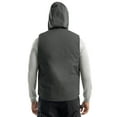 thumbnail image 5 of Wrangler Workwear Men's Durable Quilted Lined Hooded Duck Work Vest, Size S-5XL, 5 of 11