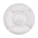 thumbnail image 1 of Bandeja de almacenamiento de alimentos de melamina de 9 pulgadas, 23 x 2,8, 5 compartimentos, plato para aperitivos de frutas secas, plato para servir, para dulces, nueces de pastelería para bar, KTV, 1 of 5