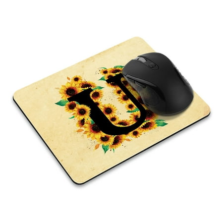 WIRESTER 8.66x7.08 in Rectangle Mouse Pad with Non-Slip Rubber Base for Computers  Laptop  Office & Home - Sunflower Vintage U price history on PriceWatchPro