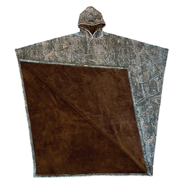 Capa con capucha suelta, ropa para mujer y hombre, ropa de abrigo cómoda, capa de moda Con patrón