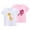 White+Pink, variant on SGFCWSX Girls Short Sleeve 2 Pack T-Shirt, Kids Crew Neck Soft Cotton Graphic Top, Casual Summer Tees Pink Size 9-10 Years