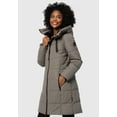 thumbnail image 5 of Marikoo Women's Warm Winter Coat with Hood - Quilted Thigh-Length Jacket - Natsukoo XVI, 5 of 9