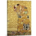 thumbnail image 1 of ARTCANVAS The Embrace 1905 Canvas Art Print by Gustav Klimt - Size: 26" x 18" (1.50" Deep), 1 of 9