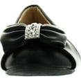thumbnail image 3 of Adorababy Toddler Little Girls Dress Ballet Bow Flat Shoes, 3 of 4