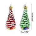 thumbnail image 6 of Christmas Tree Simulated Glass Tree Hanging Decoration Realistic & for Creative Xmas Tree Ornament Holiday Decor new arrival, 6 of 6