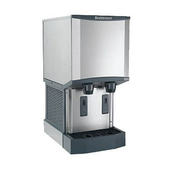 Scotsman HID312A-1 Meridian Nugget Ice & Water Dispenser, 12-Pound Capacity, Stainless Steel, 115-Volts, NSF