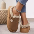 thumbnail image 4 of Nouvelles Chaussures d'Hiver de Luxe pour Femmes Boken en Peluche, Mode Rétro, Chaussures en Coton à Semelle Plate, Pantoufles à Plateforme pour Femmes, 4 of 5