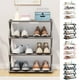 thumbnail image 2 of Zapatero desmontable de 4 niveles, estructura estable, para armario, entrada, dormitorio, organizador de zapatos, zapatero independiente, 2 of 8