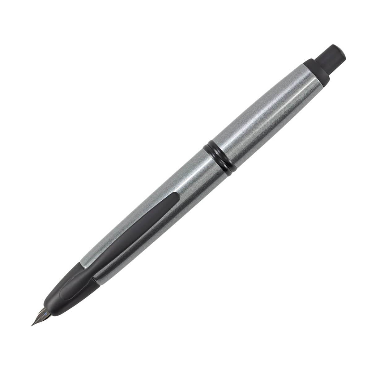Pilot Vanishing Point Gun Metal Matte Black Fountain Pen - Medium