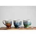 thumbnail image 2 of Creative Co-Op Stoneware Mug with Teabag Pocket & Reactive Glaze Finish (Set of 2 Colors), 2 of 2
