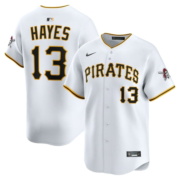 Men's Nike Ke'Bryan Hayes White Pittsburgh Pirates Home Limited Player Jersey
