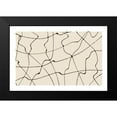 thumbnail image 2 of Wild Apple Portfolio 24x17 Black Modern Framed Museum Art Print Titled - Map to Nowhere, 2 of 5