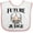 White and Pink, variant on Inktastic Future Judge Cute Boys or Girls Baby Bib