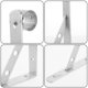 thumbnail image 3 of SHOWERORO 2Ud Soporte De Metal Para De Plateado Resistente Antioxidante Para Y Ropa, 3 of 5