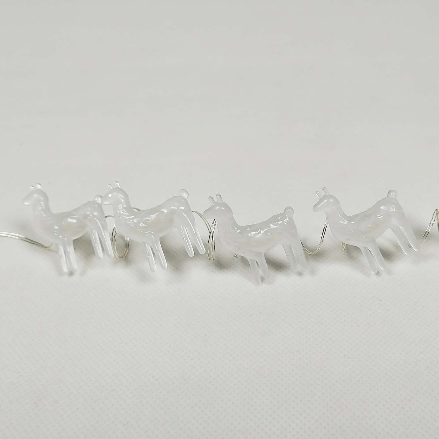 Mainstays 6ft Llama Indoor LED Fairy String Lights with Battery Operated Automatic Timer - 18 LED Lights