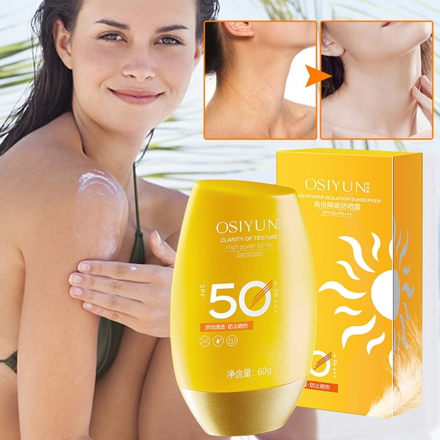 Hot6sl Ofertas Del Día Protector Solar Humectantes Ligeros y Refrescantes. Protector Solar Alto Poder Control de Aceite.