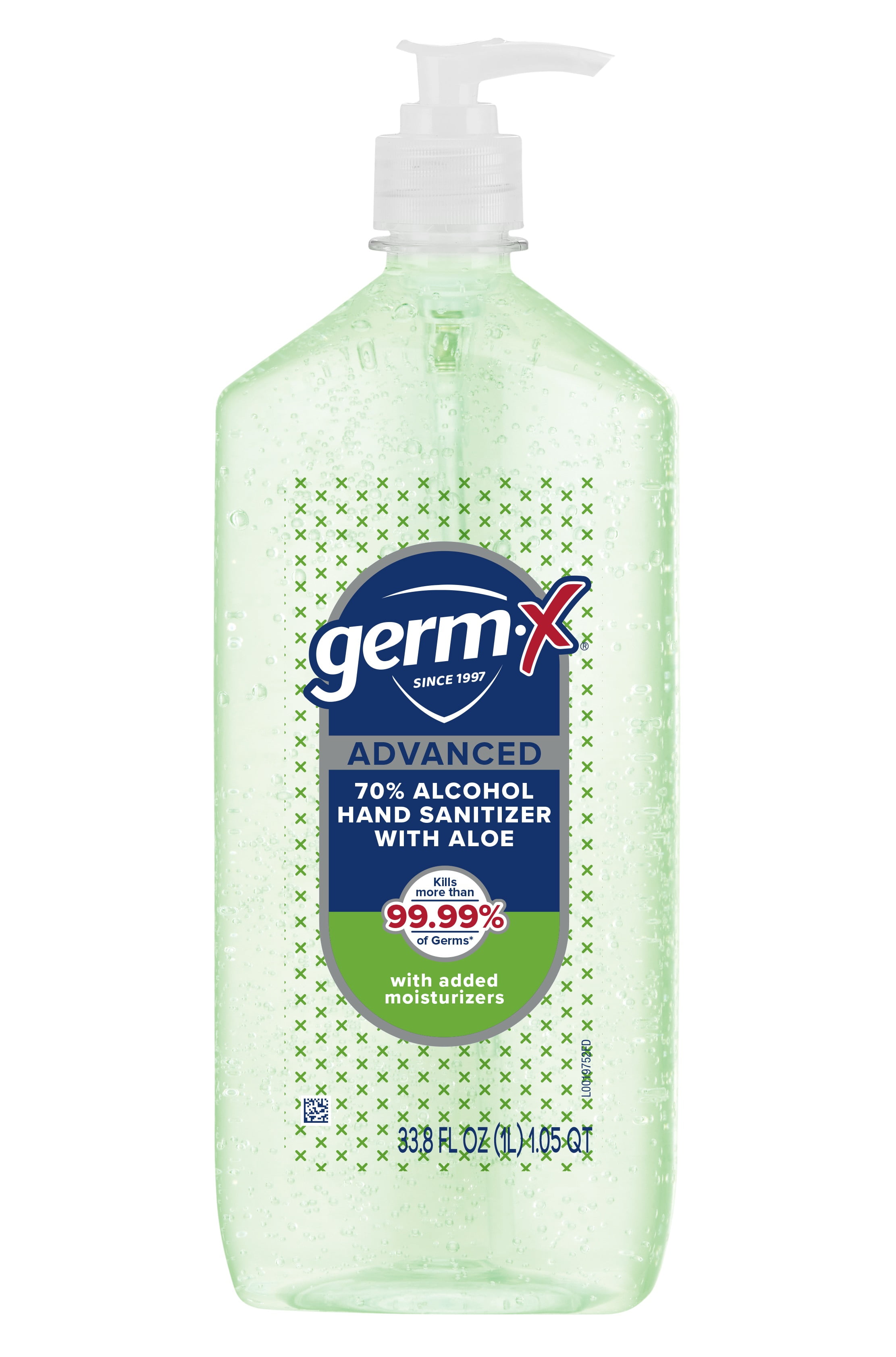 Germ-X Advanced Hand Sanitizer, Aloe and Vitamin E, 12 oz, 70