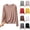 Army Green, variant on Womens Long Sleeved Shirts Soft Modal Blouses Leisure Polka- Printed Bottoming Shirt Loose Round Neck Base Shirt Sleepwear Home Pajamas