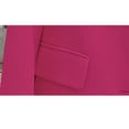 thumbnail image 6 of Women's Casual Blazer Jacket, Lapel Collar Long Sleeve Single Breasted Work Coat, Tailored Fit for Office Wear, Business Casual Outfits, and Daily Professional Style-Hot Pink, 6 of 9