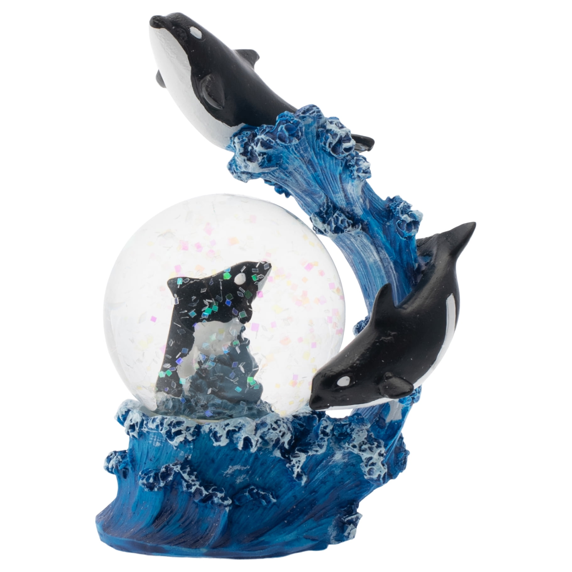 Elanze Designs Pinguin Wasserkugel Mit Musik – Spielerische Deko Für Zuhause (10 Cm)