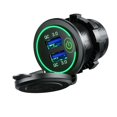 thumbnail image 1 of Car Phone USB Multi Port QC3.0 Fast Charging Cigar Lighter Adapter for RV Ships Motorcycles, 1 of 8