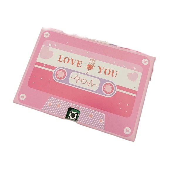 Nostalgic Greeting Cards, Cassette Voice Recording Cards, Personalized Messages for Birthdays and Anniversaries, Thoughtful Gifts for Friends and Family