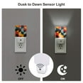 thumbnail image 3 of Balery Geometric Cube Pattern Art Pattern LED Night Light with Automatic Sensor Plug in Night Light with Dusk-to-Dawn Light Sensor LED Nightlight 0.5W-UK, 3 of 7