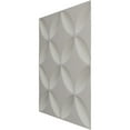 thumbnail image 4 of Ekena Millwork 19 5/8"W x 19 5/8"H Wallflower EnduraWall Decorative 3D Wall Panel, UltraCover Satin Smokey Beige (Covers 2.67 Sq. Ft.), 4 of 6
