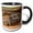 Black/White, variant on 3drose, Usa, Texas, Rio Grande Valley. Texas Tortoise - Us44 Bja0183 - Jaynes Gallery, 11oz Two-tone Yellow Mug