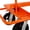 Orange + Steel#1, variant on 1600lbs Drywall Cart with Brakes for Moving Plywood, Steel Panel Dolly for Warehouse & Construction Site, Orange
