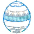 thumbnail image 2 of Northlight LED Lighted Easter Egg Spring Window Decoration - 17"  - Blue, 2 of 8