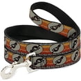 thumbnail image 1 of buckle-down dl-w31113 kokopelli icon western tan brown reds dog leash, 1 of 1