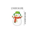 thumbnail image 3 of JIhuahe 50-Piece Winter Snowman Sticker Set for Christmas Holiday, DIY Scrapbooking and Card Making Decorations, Waterproof Vinyl Stickers for Kids Crafts, 3 of 8