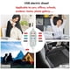 thumbnail image 4 of Ounissouiy Manta de calefacción USB, chal de cama de 3 velocidades, alfombra térmica de viaje cálida para invierno, ajustes de temporizador, manta, Suministros térmicos Color café Ounissouiy HA072012-02, 4 of 6