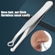 thumbnail image 4 of Punta de metal redonda, herramienta de afeitar de acero inoxidable, diseño ergonómico, para uso doméstico, afeitar cerdas nasales, accesorios de belleza, metal duradero, para oficinas, viajes,, 4 of 7