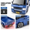 thumbnail image 5 of 1:24 Scale RC Drift Car, 4WD Mini Pickup Truck with LED Lights, 2.4GHz Blue High Speed RC Truck for Boys Girls, 5 of 10
